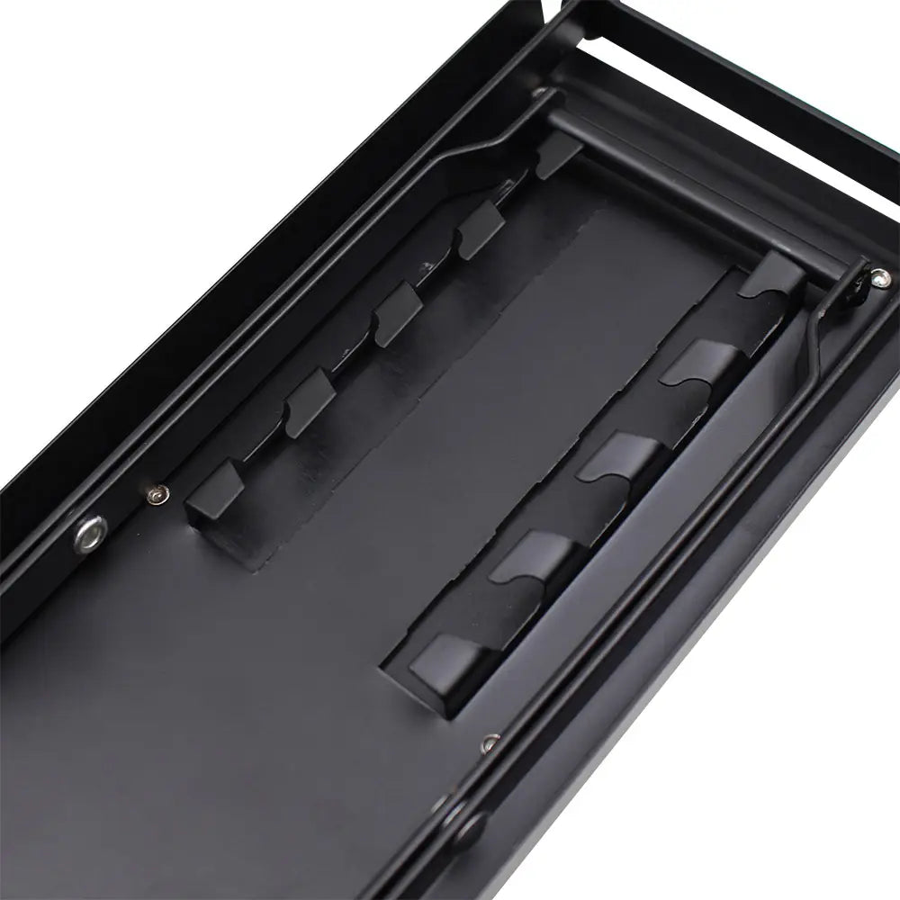 Guitar Foot Stool 4 Position Height Adjustable Foldable Guitar Pedal Foot Rest Step Footstool Black for Guitar Pedal Accessories