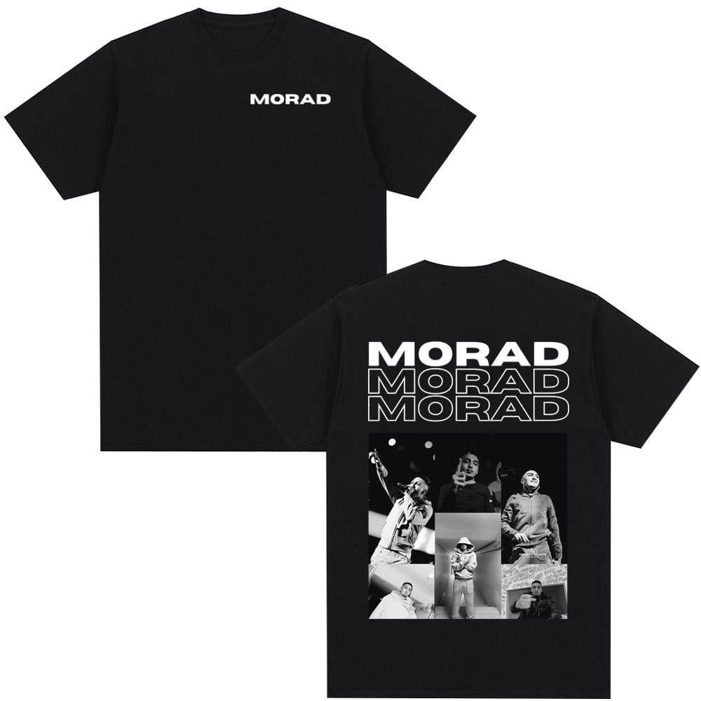 Rapper Morad MDLR Album Merch T Shirt Men women Clothing Casual T-shirt Fashion Hip Hop Short Sleeve T-shirts Streetwear