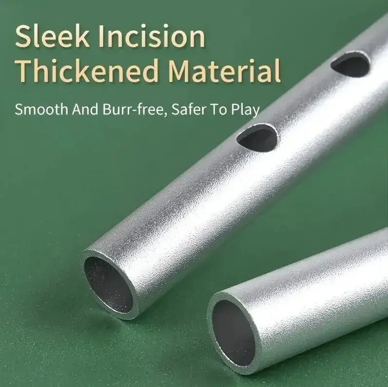 6 Hole Flute C/D Key Irish Whistle Ireland Tin Penny Whistle Metal Flute Instrument Wind Musical Beginners Accessories