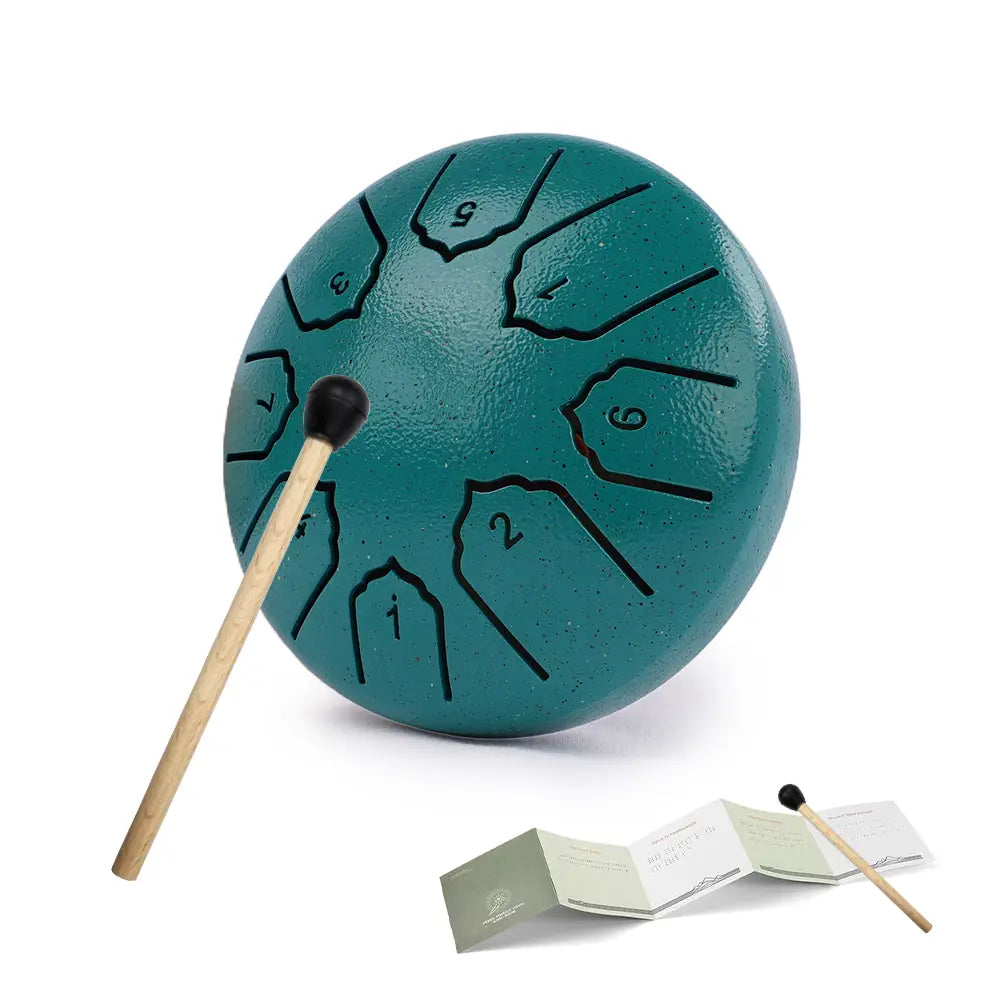 Mini Steel Tongue Drum 4 Inch 8 Notes Rain Drum for OutsideSteel Tongue Drum Rain Chime Musical Instruments for Adults Kids