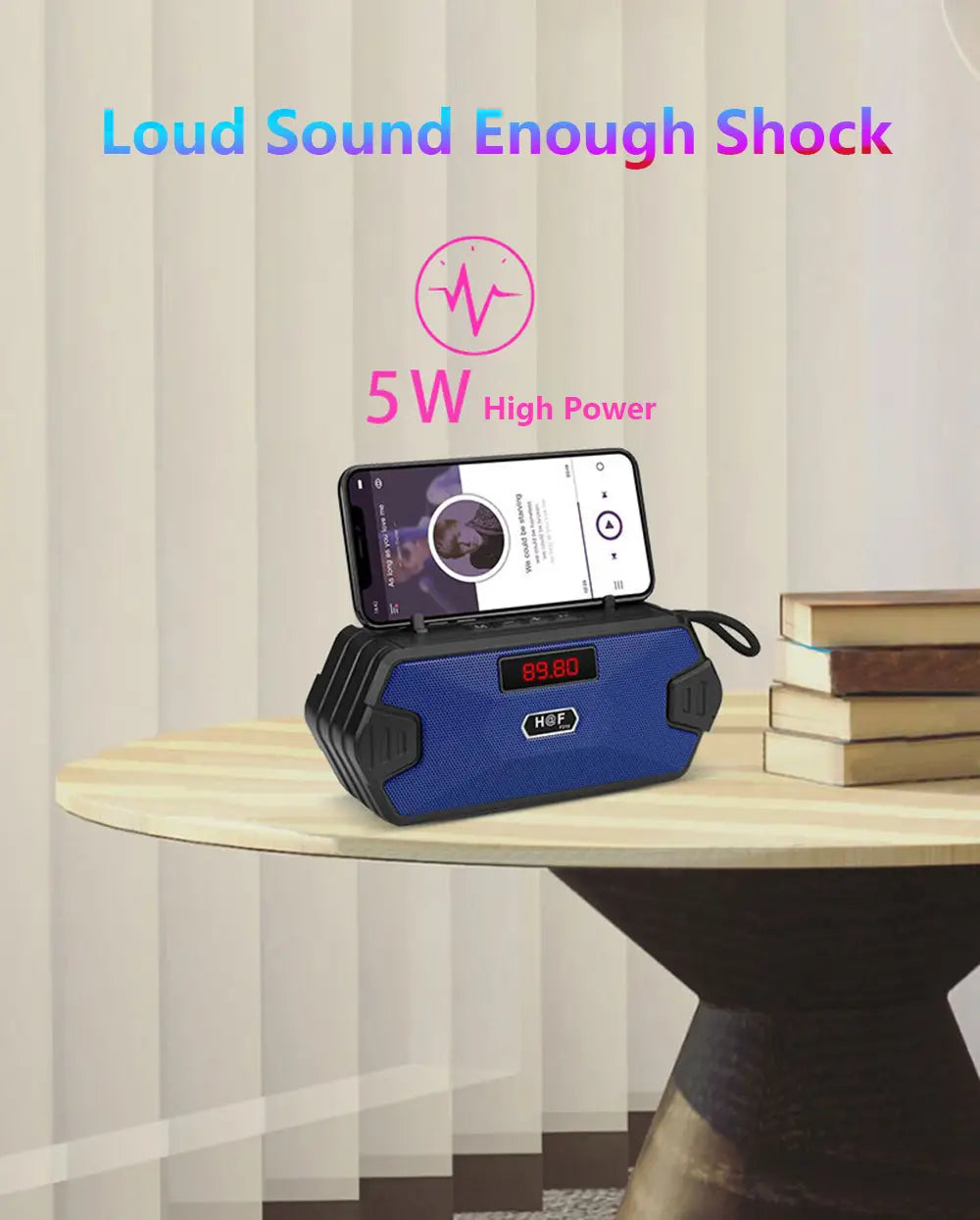 Bass Hifi Outdoor Portable Aux Wireless Bluetooth Speaker Radio FM Receiver Music Sound Box Subwoofer Mp3 Altavoces Bocina Audio