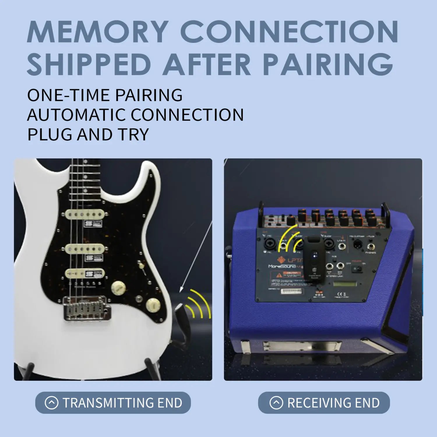 Electric guitar Wireless Receiver 2.4GHz Guitar Wireless System Pickup Electroacoustic Universal Musical Instrument Accessories