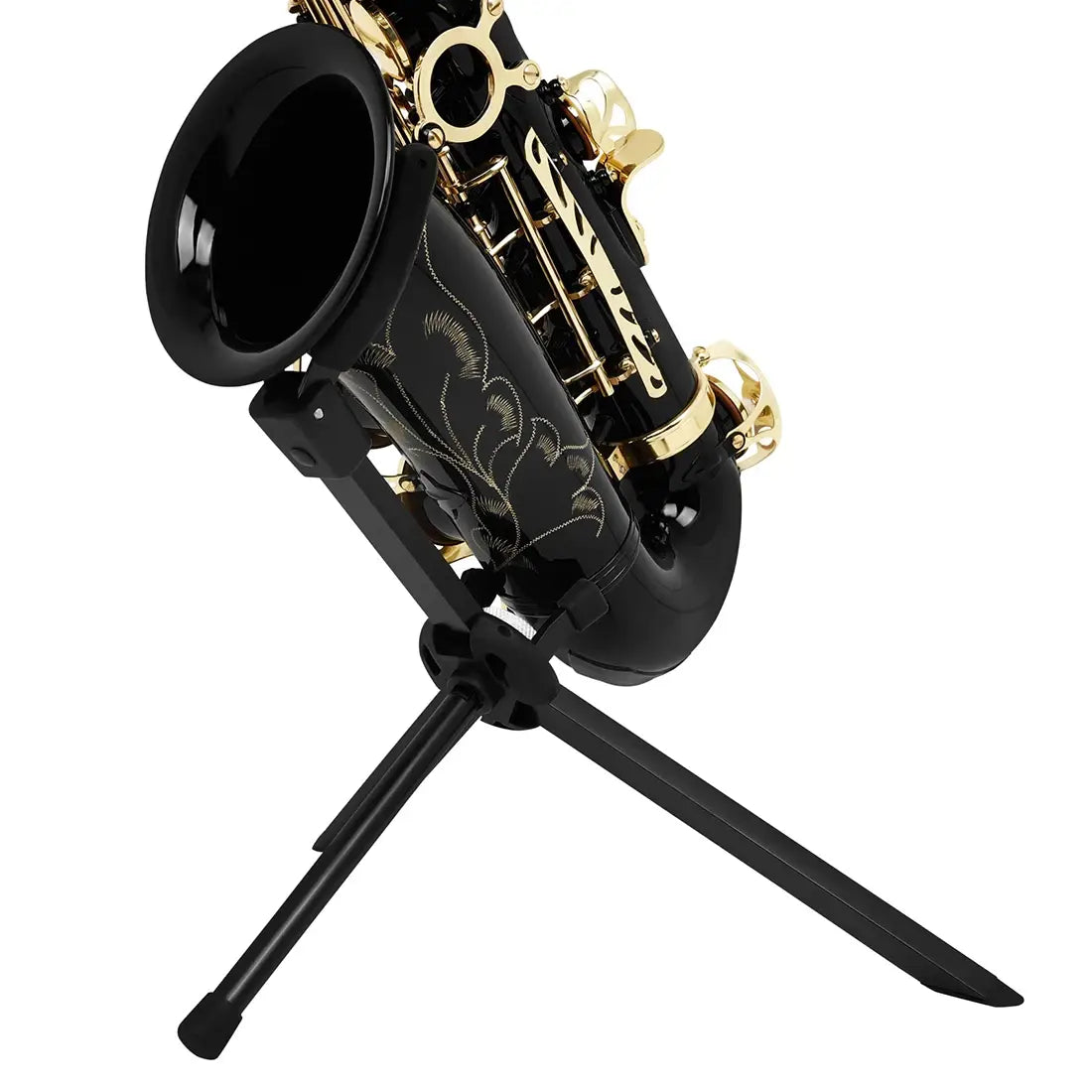 Alto Saxophone Stand Aluminum Alloy Flat Support Folding Stand Professional Woodwind Instrument Parts Accessories Alto Sax Stand
