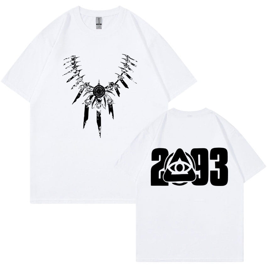 Rapper Yeat 2093 Gothic Tshirt Mens Fashion High Quality Casual Cotton Short Sleeve Summer Oversized Y2K Punk T Shirt Streetwear