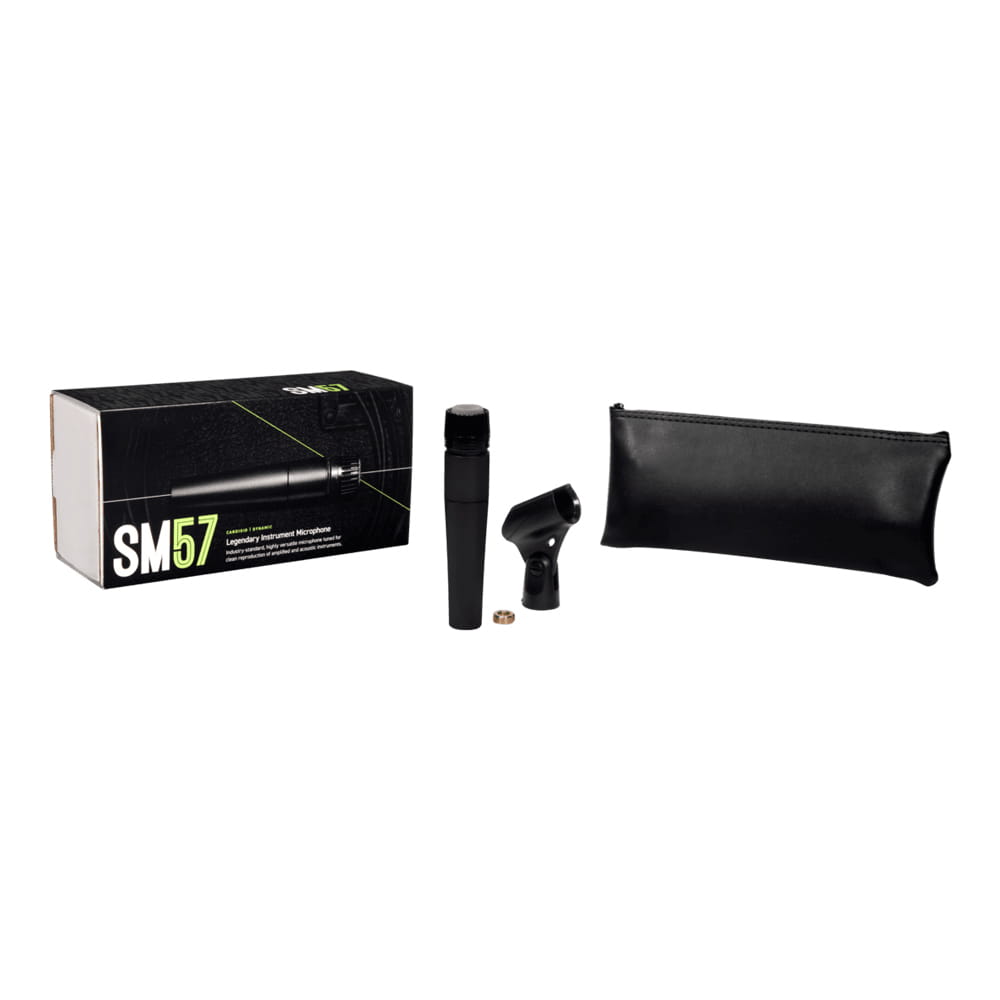 SM57 Dynamic Instrument Microphone - Professional Quality and Versatility for Live Performances and Recording
