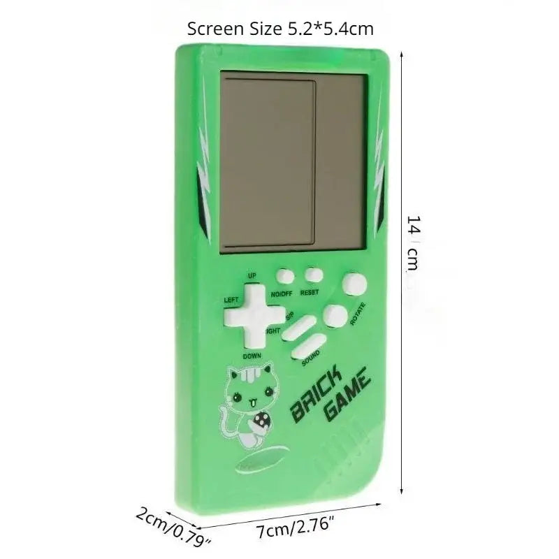 Classic Handheld Game Machine Kids Game Console Toy with Music Playback Retro Children Pleasure Games Player