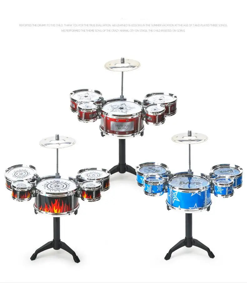 Drums jazz drums music enlightenment for children and babies toys imitation Musical Instruments beginners practicing Musica
