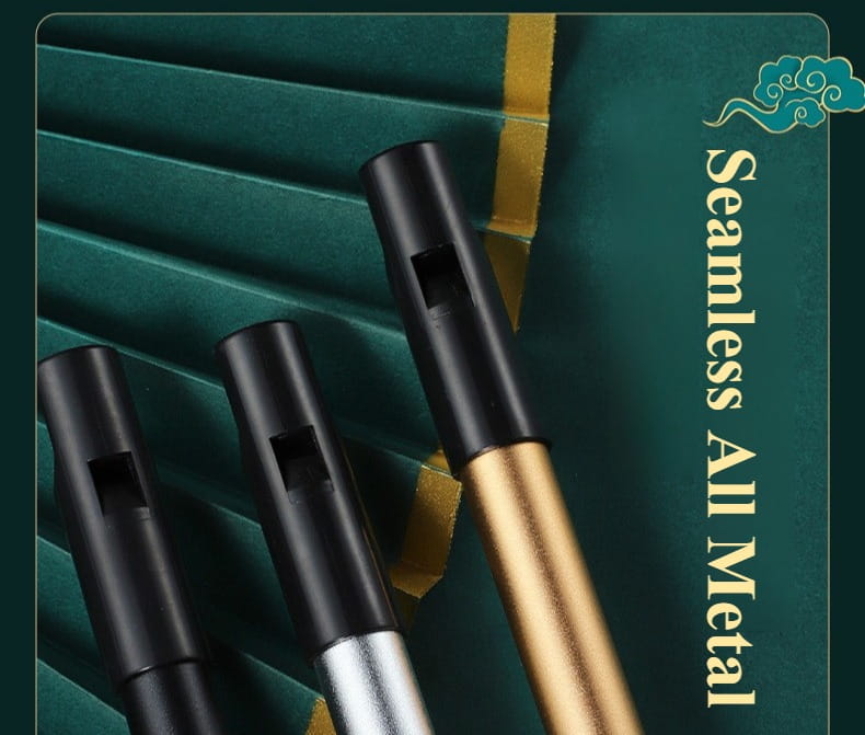 Metal Irish Whistle Portable Student Playing Recorder Professional Performance Irish Whistle Piccolo Flute Wind Music Instrument
