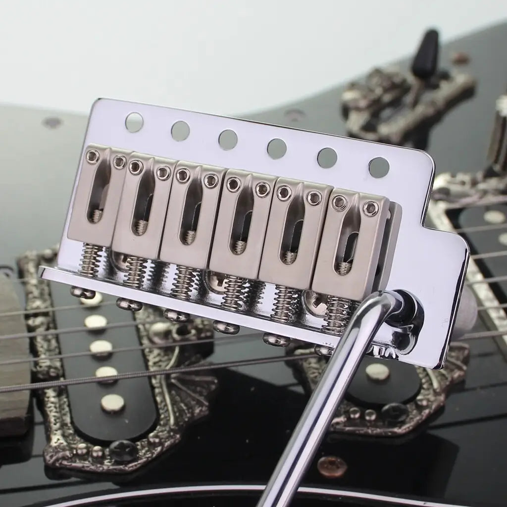 Tremolo Bridge System For ST Stratocaster ST Electric Guitar Chrome Silver Accessories Spacings 10.5mm