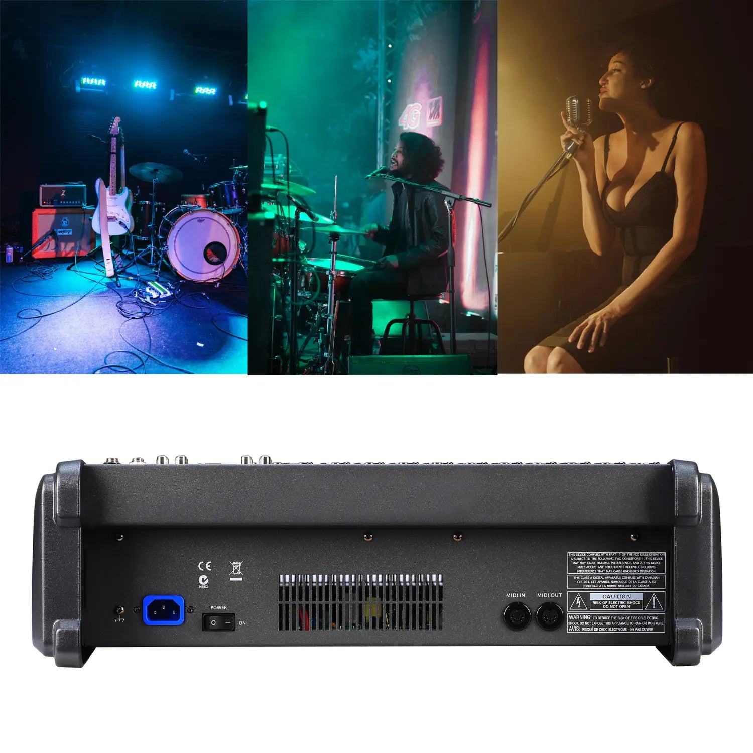 Betagear Audio Mixer CMS1000-3 Original Logo Consola Digital Dj Table Mixing Desk Professional Stage Aduio Equalizer Processor