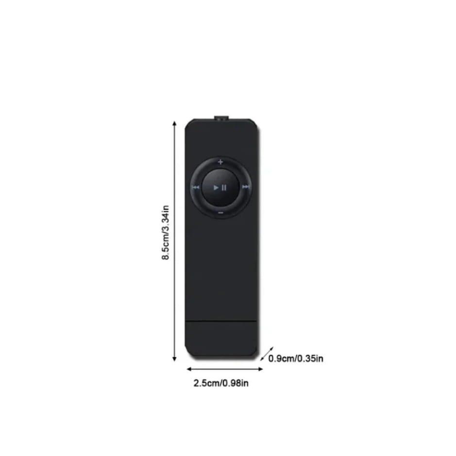XIKCU NEW Mini MP3 Player USB in-line Card U Disk MP3 Player USB 2.0 Lossless Sound Music Media Player Support Micro TF Card