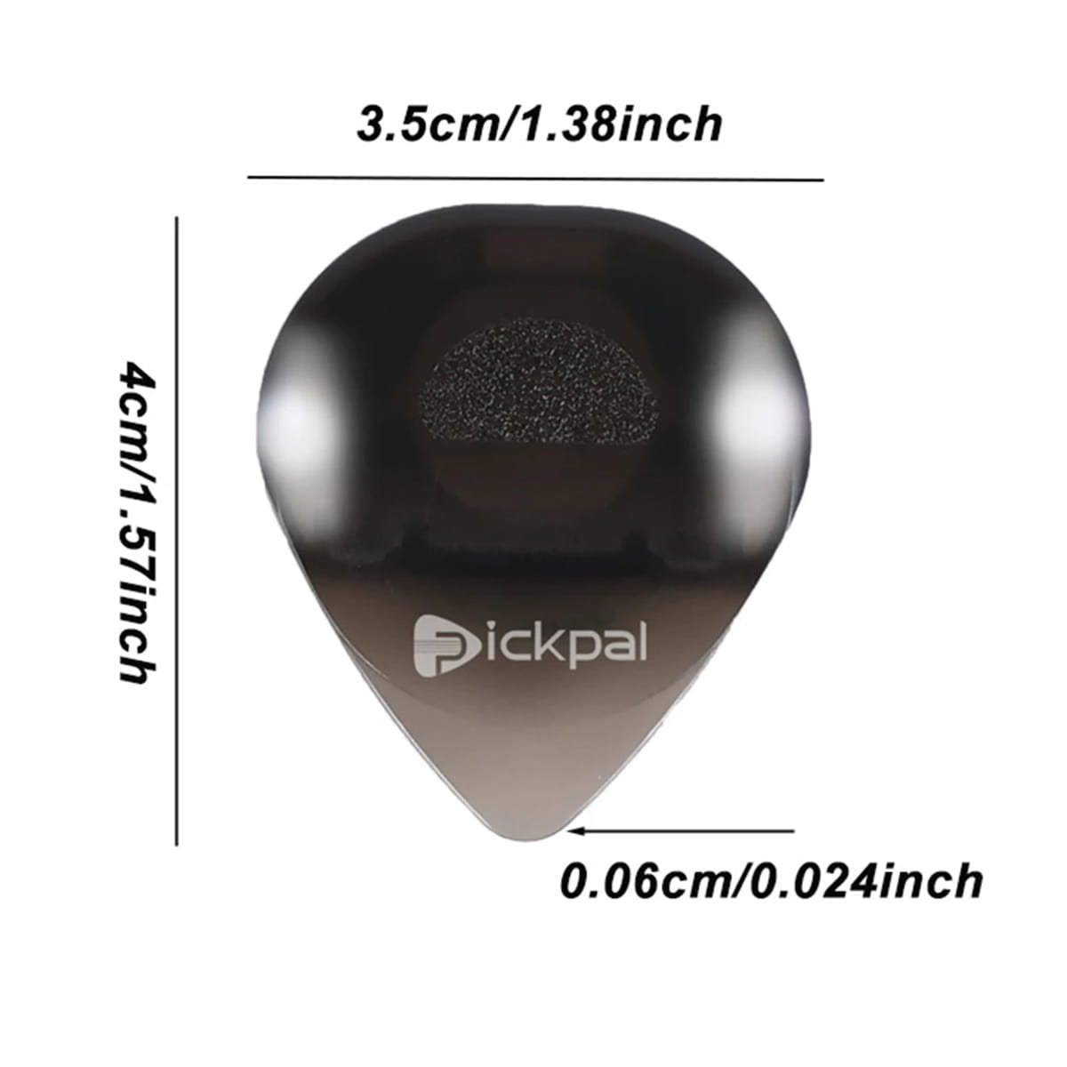 Guitar Picks 1 Pcs with High-Sensitivity LED Light Musical Instrument Glowing Plectrum Non-Slip for Bass Electric Guitarists