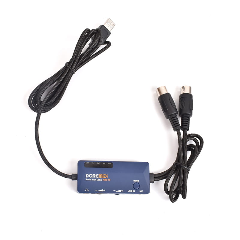 DOREMiDi Audio MIDI Cable USB AMC-10 Converter That Has Both Sound Card and MIDI Functions