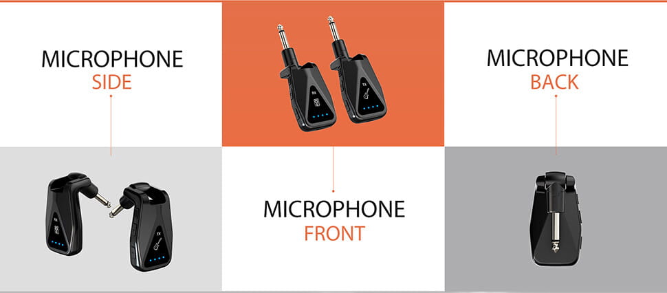 Hot Music Production Equipment Studio UHF Wireless Microphone With Rechargeable Wireless Mic Set Guitar Transmitter