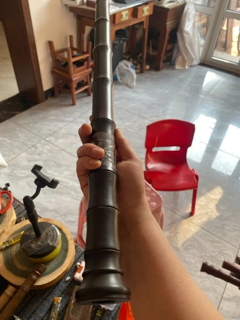 G Key Wooden Xiao Blank Semi Finished Product Xiao Handmade DIY Chinese Vertical Bamboo Flute Tradition Musical Instruments