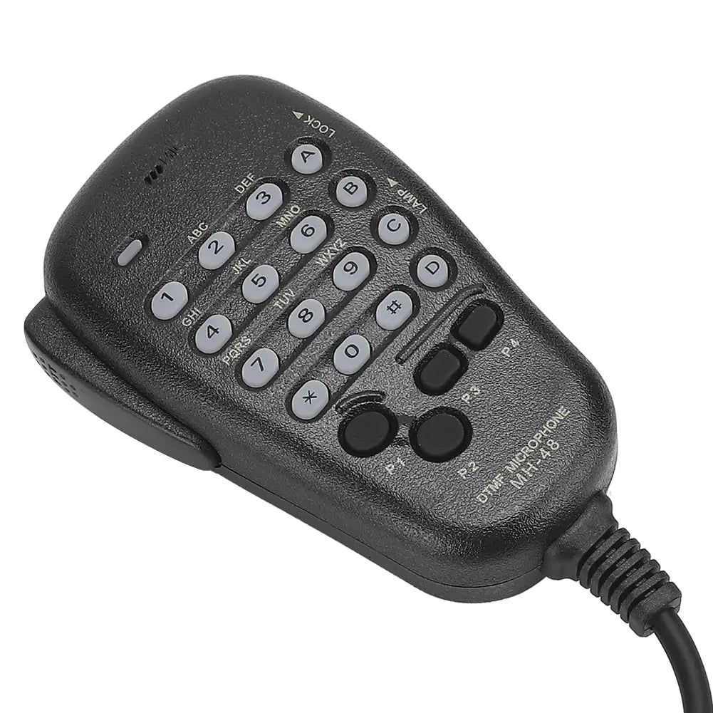 MH-48 DTMF 6PIN Handheld Microphone Hand MIC Equipment Compatible for Yaesu Radio Station Hand Microphone
