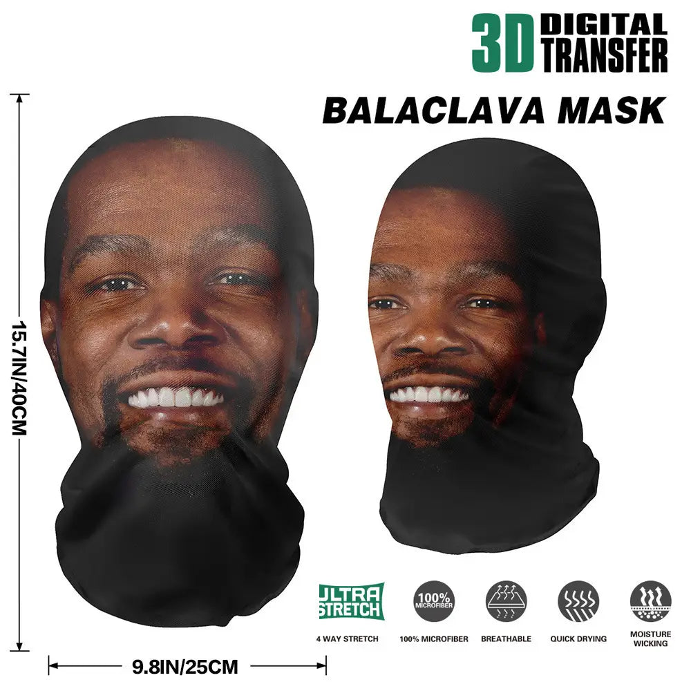 3D Printed Puff Daddy Mask Elastic Mesh Full Face Mask for Men Women Cosplay Headwear HipHop Fashion Balaclava Hood Hat Headgear