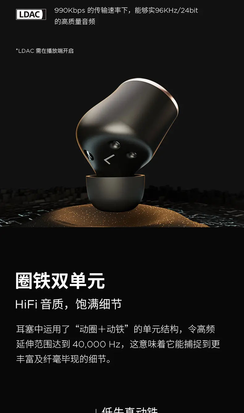 Original EVO SoundID 12 Music Equalizer Customn EQ Earbuds ANC Headphones Wireless 1MORE MUSIC APP Control Earphones