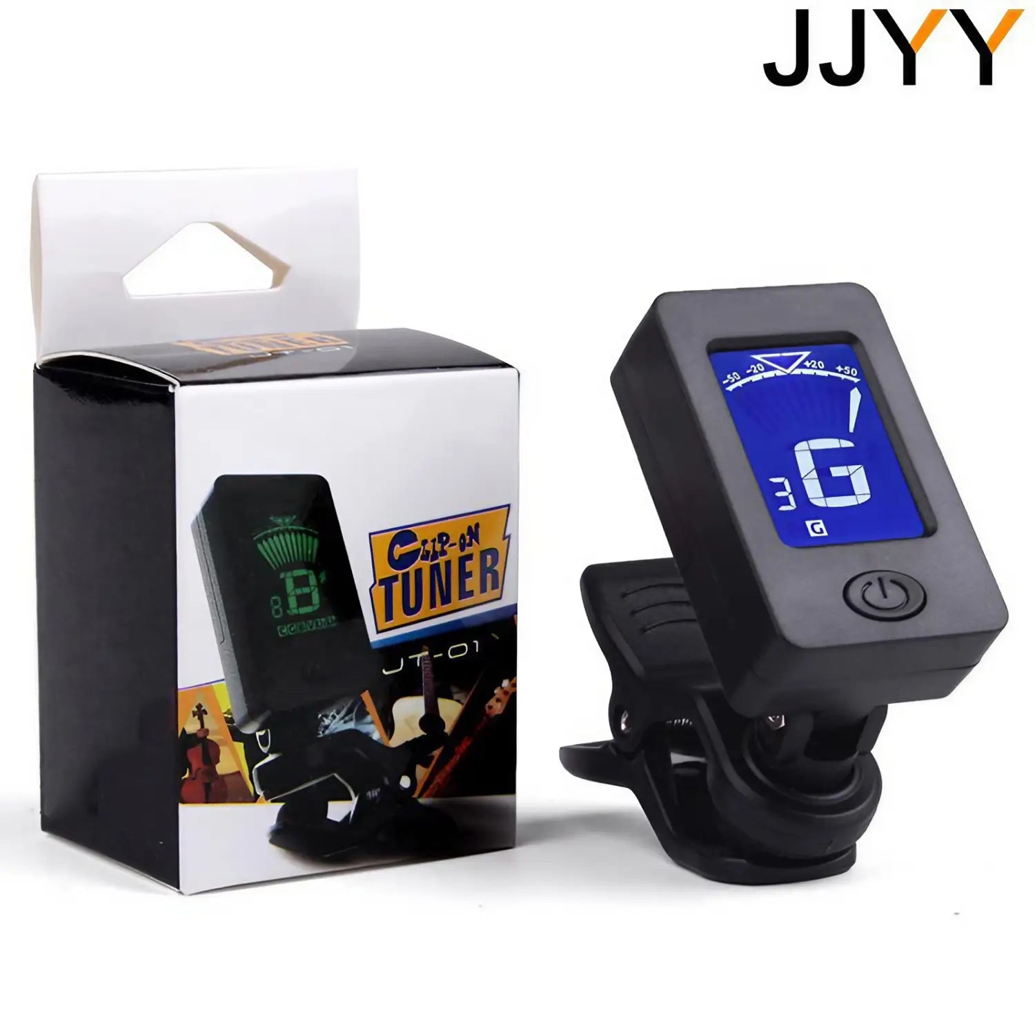 Clip-On Digital Guitar Tuner 360 Degree Rotatable LCD Guitarra Tuner Portable Universal LCD Display Digital Tuner Musical