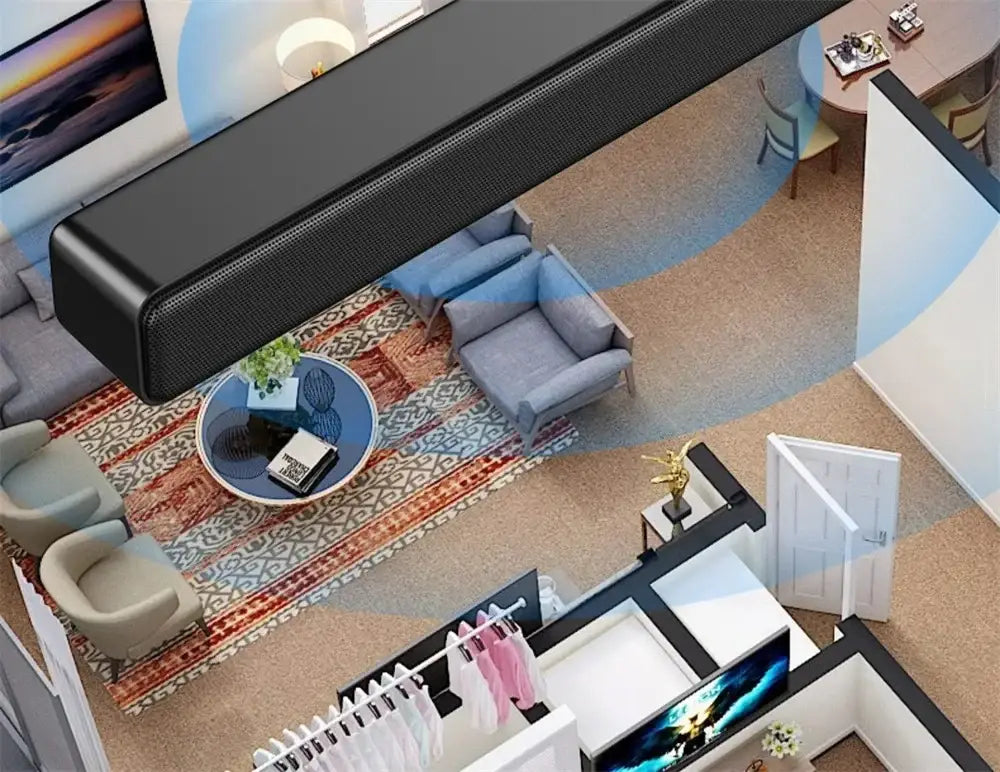 Original Bluetooth Subwoofer Soundbar TV Audio Echo Wall Computer Speaker Home Theater Music Wireless Blueooth Speaker Gift