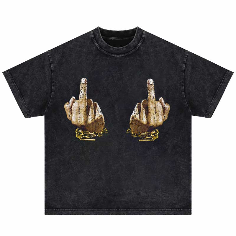 Hip Hop Oversized Men T-Shirt Punk Gothic Funny Portrait Graphic Printed Tshirt Loose Streetwear 2024 Harajuku Cotton TShirt Top