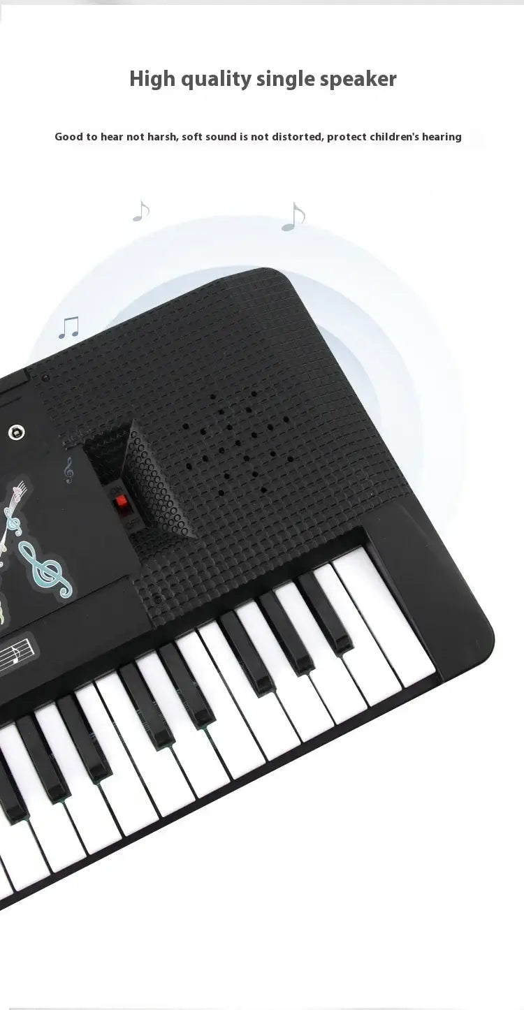 Children’s Electronic Keyboard Piano 37/61 Keys with Microphone Beginner Musical Instrument Educational Toy Gift for Kids