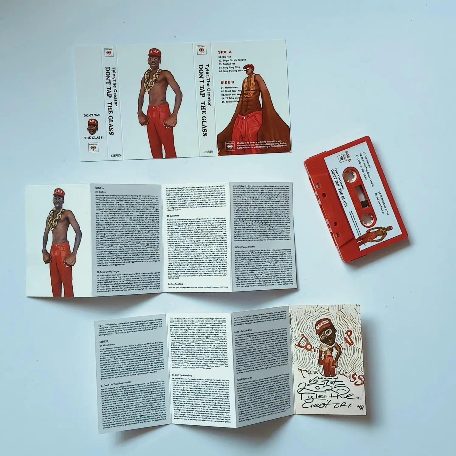 Hip Hop Tyler The Creator Music Tape Don’t Tap The Glass Album Big Poe Cassettes Cosplay Recorder Walkman Car Soundtracks Box