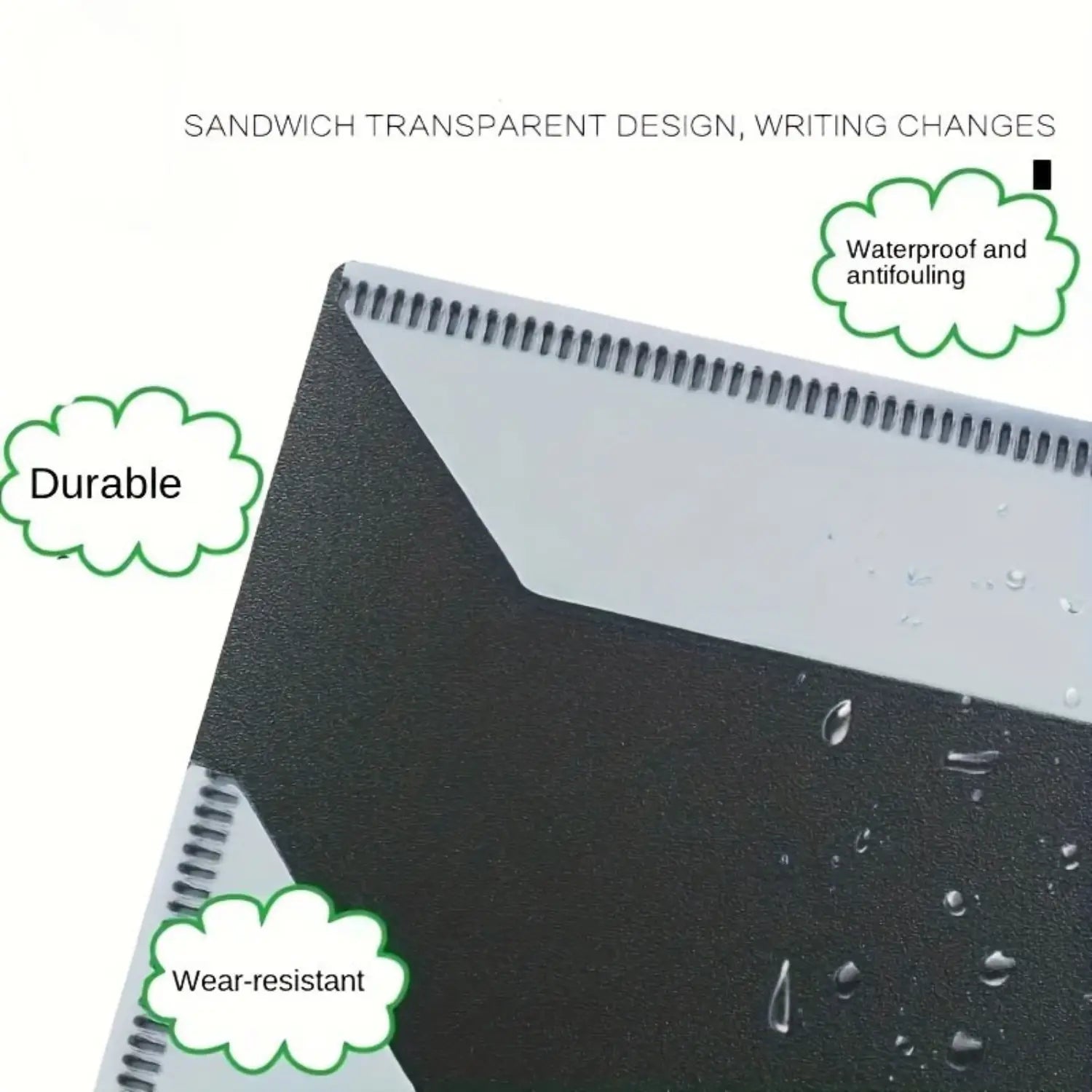 Premium Piano Sheet Music Clip A4 size tri-fold design six-page capacity durable and lightweight perfect for musicians