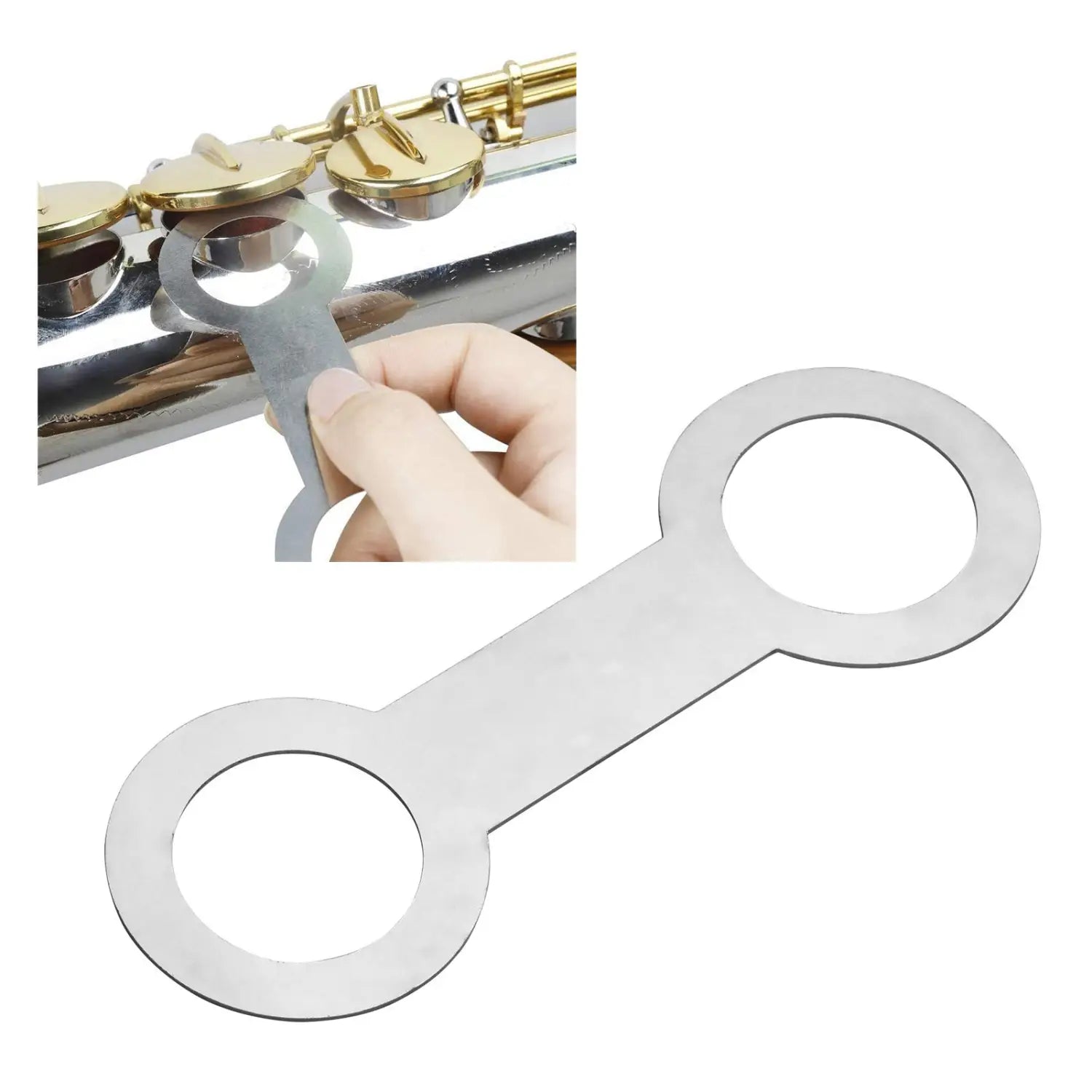 Leveling tool for sax Saxophone Sound Hole Pad Leveling Tool Wind Instrument Maintenance Replacement Accessory