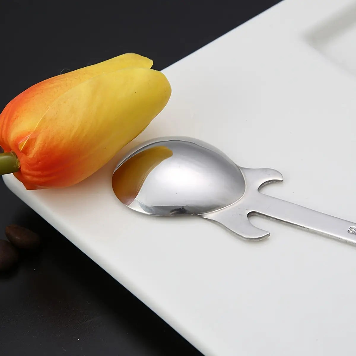 3PCS Stainless Steel Guitar Coffee Teaspoons Creative Cute and Easy To Clean Musical Coffee Sugar Spoon Milk Tea Shop Use Spoons