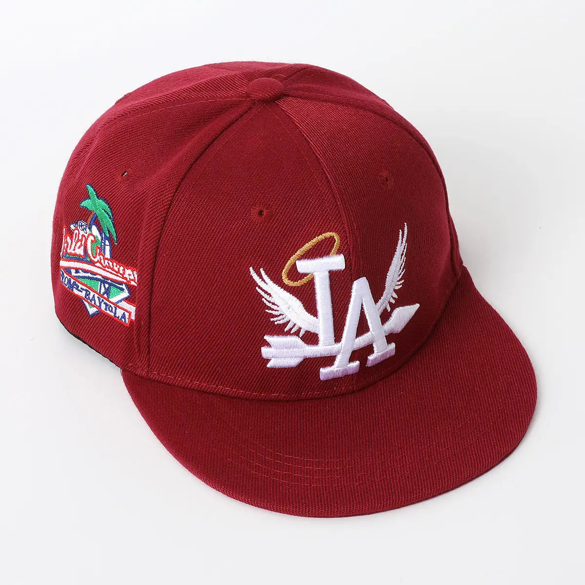Fashion Unisex Lette Embroidery Baseball Caps Los Angeles Snapback Hat Angel Wings Hip Hop Caps Outdoor Adjustable Casual SunHat