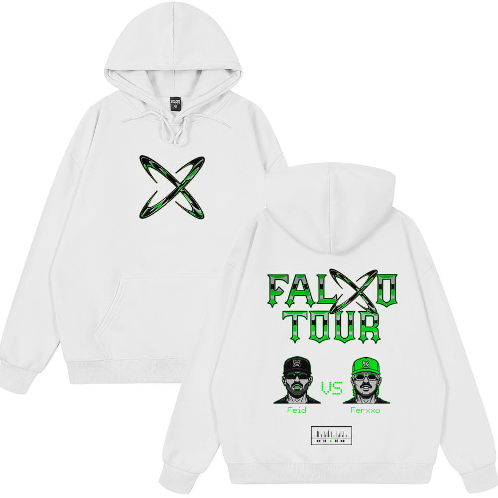 Rapper Feid Ferxxo Tour 2026 Print Hoodie Men Women Fashion Hip-Hop Sweatshirts Casual Cotton Oversized Pullover Streetwear Tops