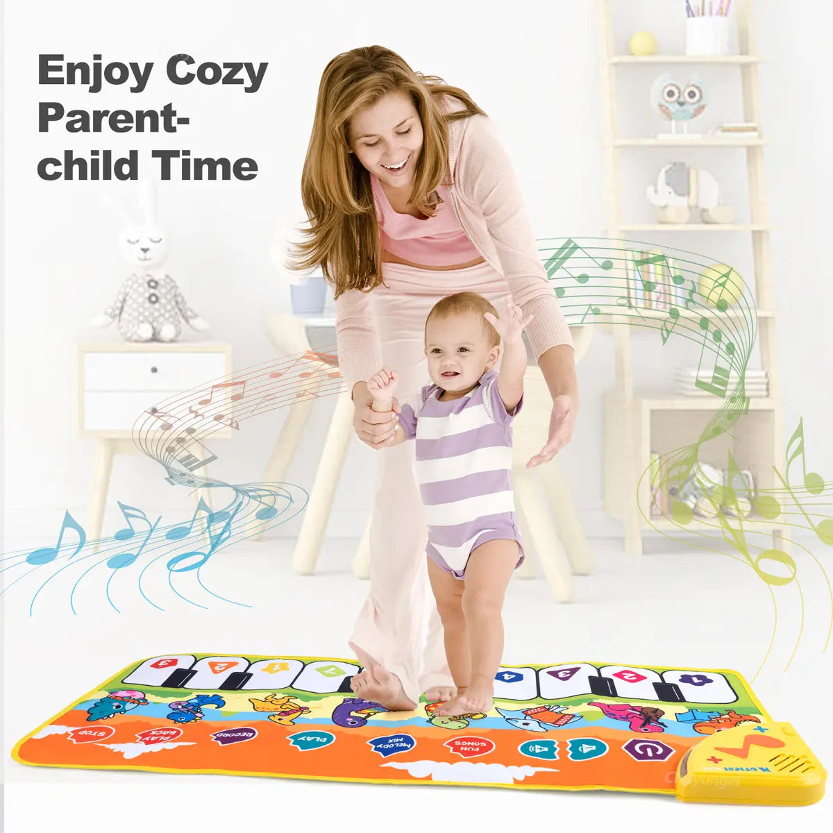 Piano Mat for Kids Kids Toddlers Floor Keyboard Dance Mat Baby Fitness Play Musical Carpet Music Instrument Toys Girl Boy Gift