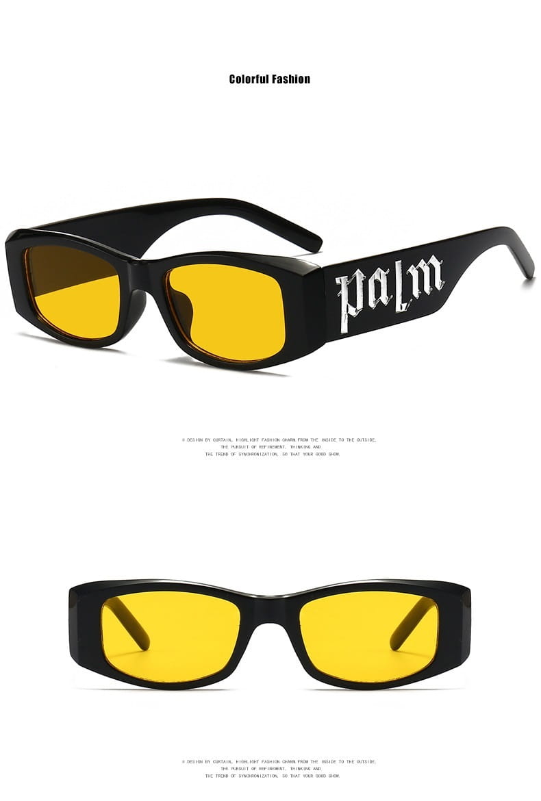 Hip Hop Small Classic Men Women Fashion Sunglasses Designer Square Brand Unisex Glasses Stylish Popular Trend Shades