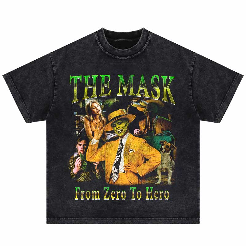 Hip Hop Oversized Men T-Shirt Punk Gothic Funny Portrait Graphic Printed Tshirt Loose Streetwear 2024 Harajuku Cotton TShirt Top