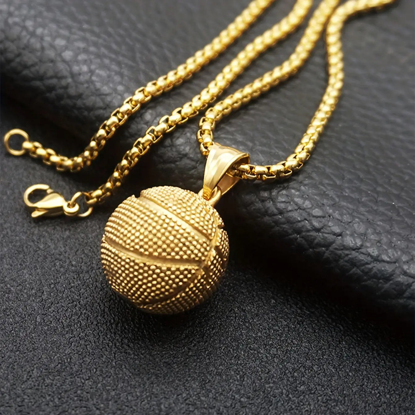 Basketball pendant hip hop personality street sports style pendant jewelry