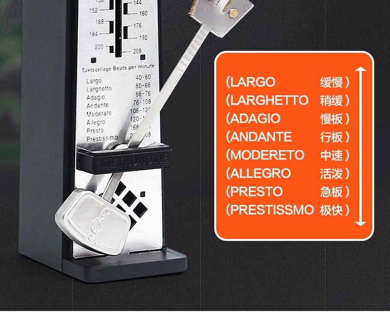 Mechanical metronome piano specific precision mini beater guitar violin guzheng rhythm device