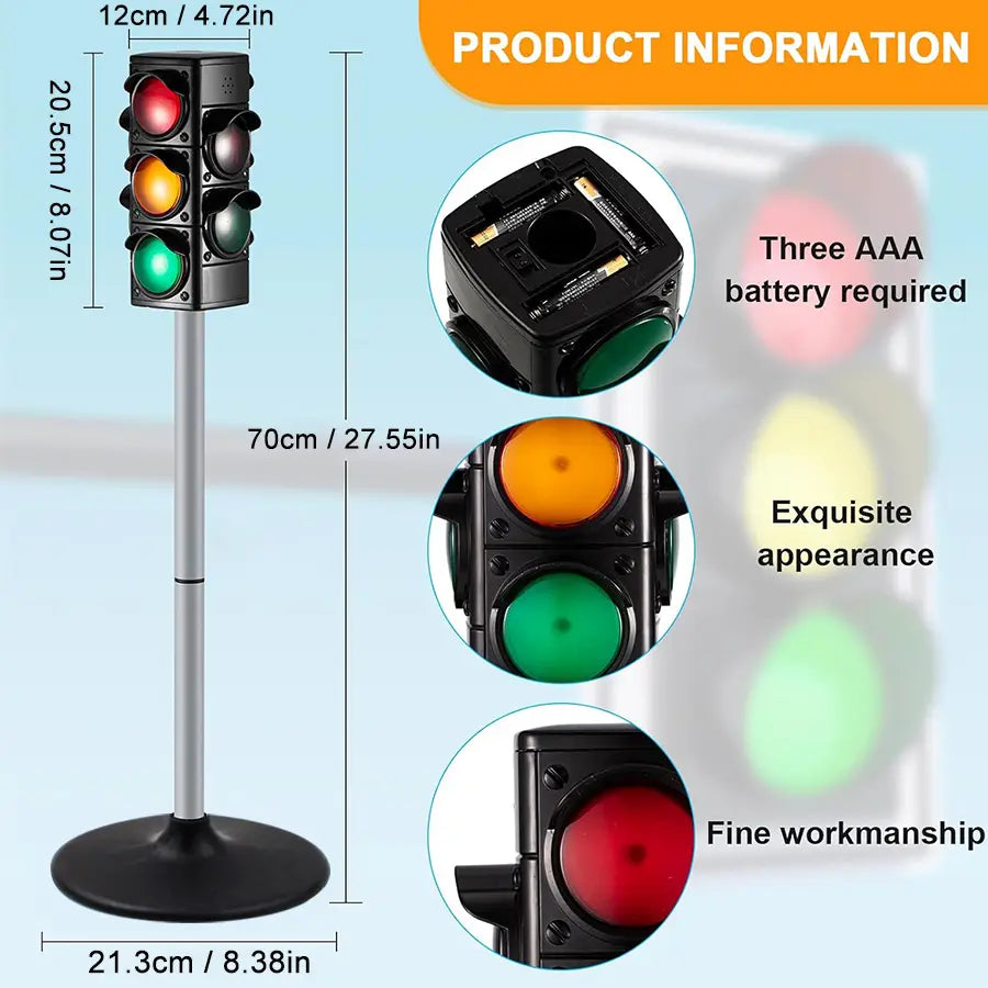 Simulation traffic light toy traffic signal model children’s traffic light toy children’s puzzle toy model
