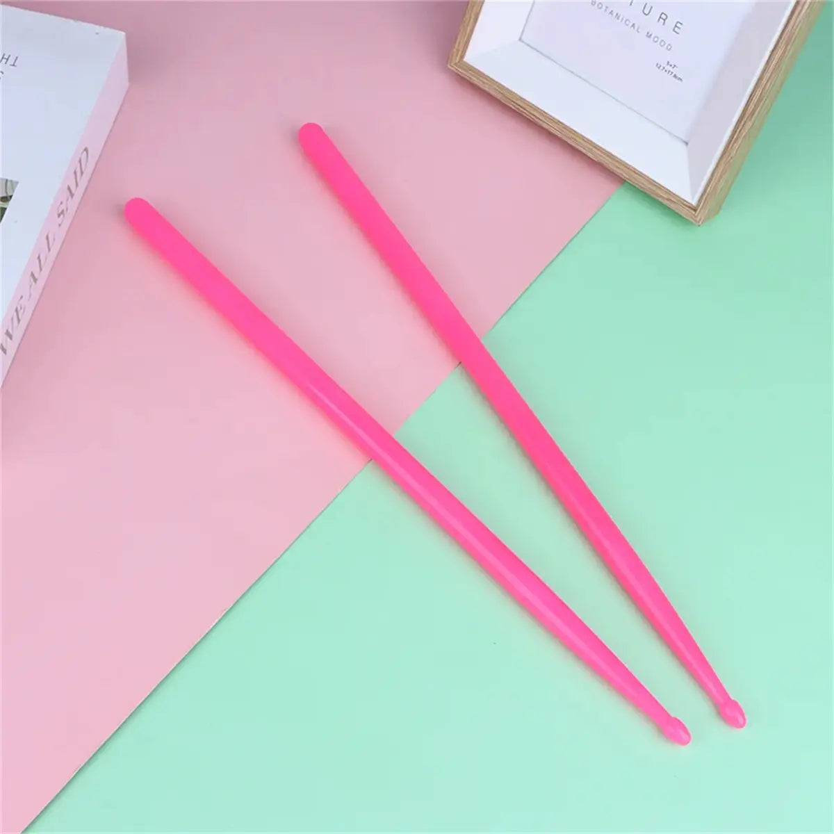 Miwayer Luminous Drum Stick Light Up Drum Sticks1Pair in The Dark Musical Instruments Stage Performance Fluorescent Drumsticks