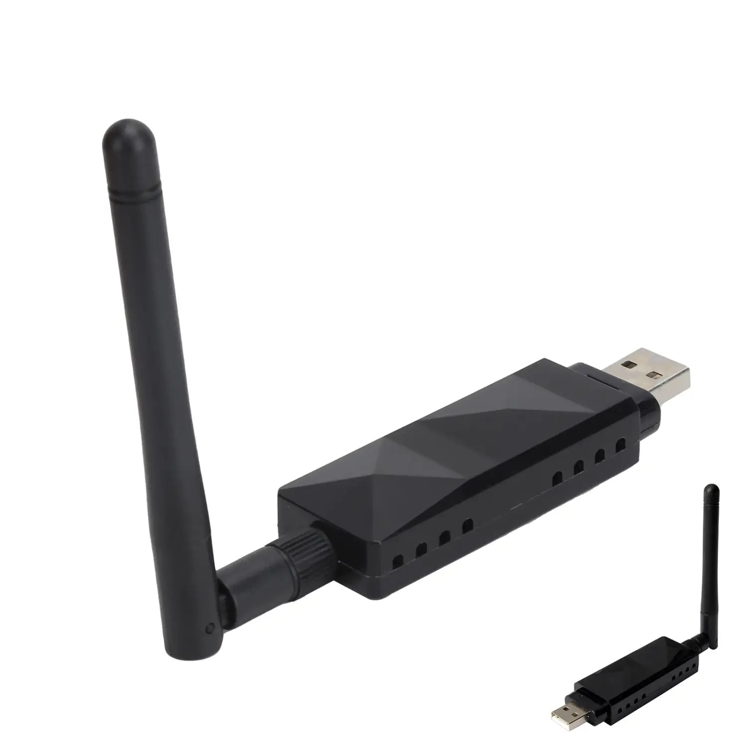 Universal AR9271 Wireless USB WiFi Adapter with Detachable 2DBI High Gain Antenna for PC Laptop TV Streaming Plug Play Stable