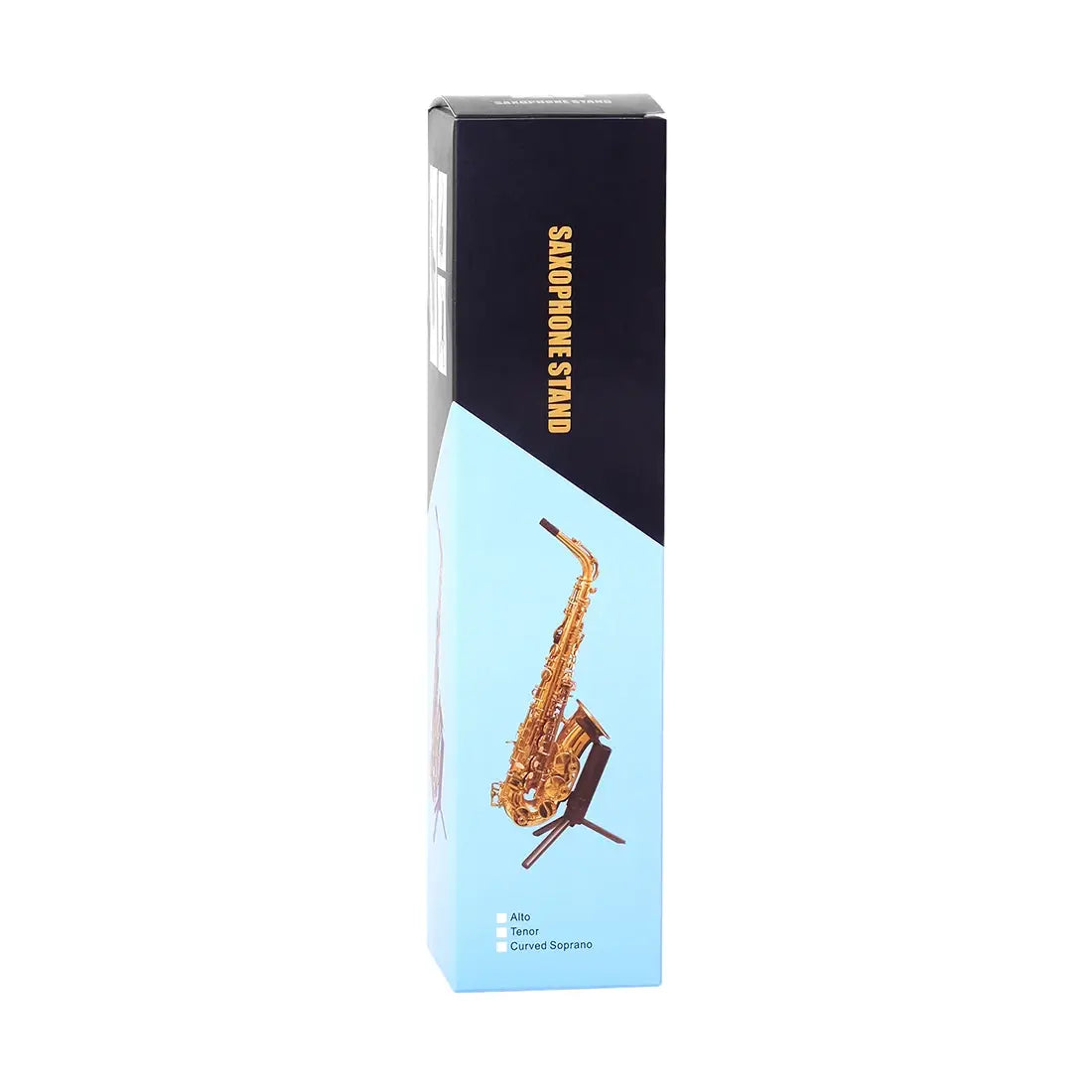Tenor Alto Saxophone Stand Portable Foldable Professional Stand Metal Legs Tripod Wind Instrument Accessories With Storage Bag