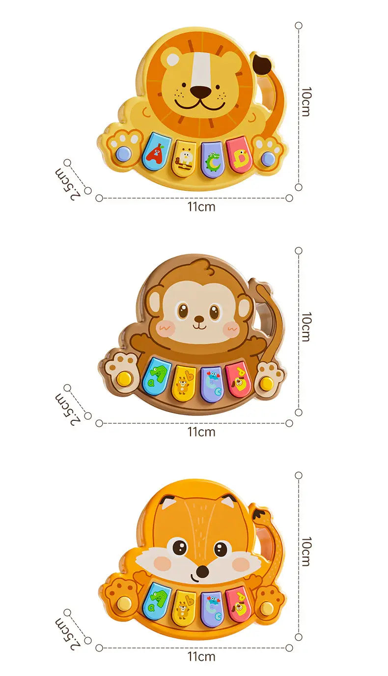 Musical Kids Electronic Piano Toy Learning Music Lion Music Baby Toys Multifunctional Electronic Musical Instrument Toy Gifts