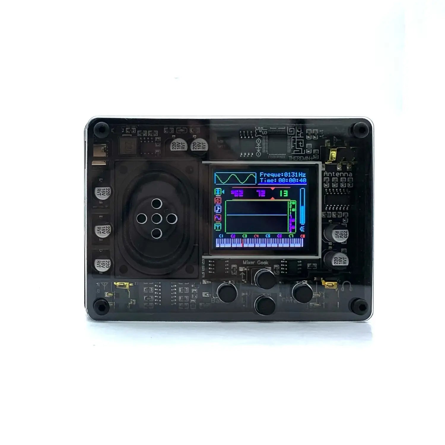 Theremin Toy Musical Instrument with Color Screen Waveform Display 70+ Voices Including 20+ Traditional Chinese Instruments