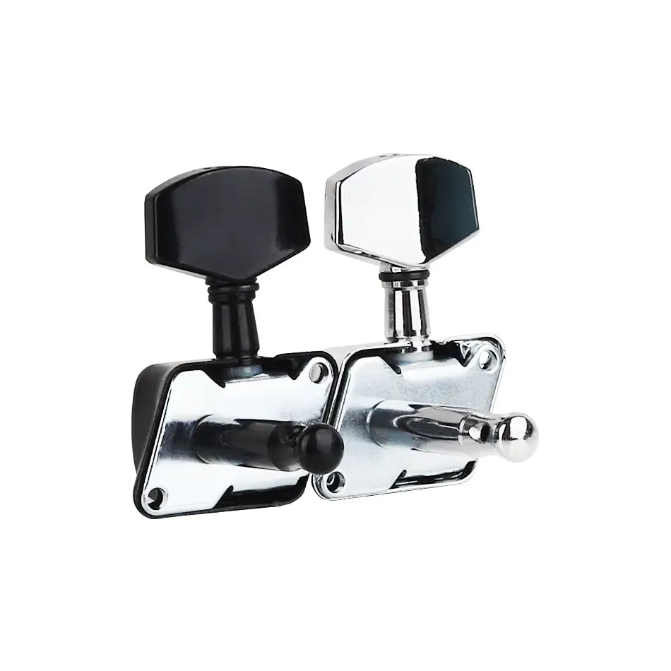 Gearlly 6Pcs 3L3R Semi-Closed String Tuning Pegs Tuning Keys Machine Heads Tuners For Electric Guitar or Acoustic Guitar