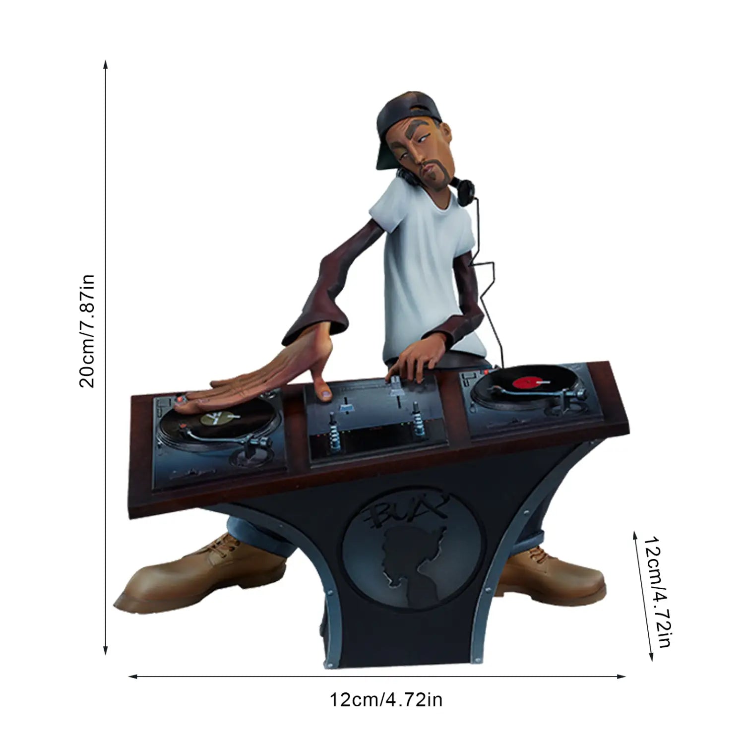 New Hip Hop Elements Sculpture The Elements Of HipHop Artist Statue DJ Break Dance Shape Resin Desktop Ornament Gift