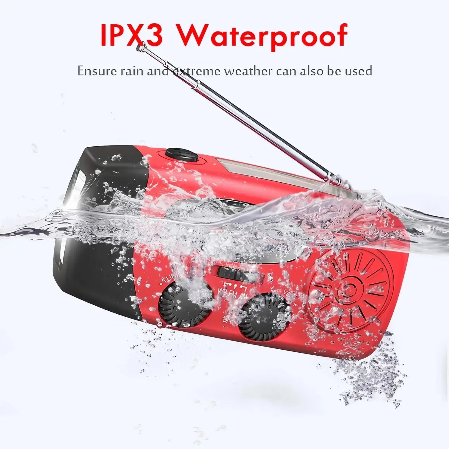 Portable Mini Radio Rechargeable Handheld FM USB TF MP3 Player Wireless Speakers Compact Audio Device