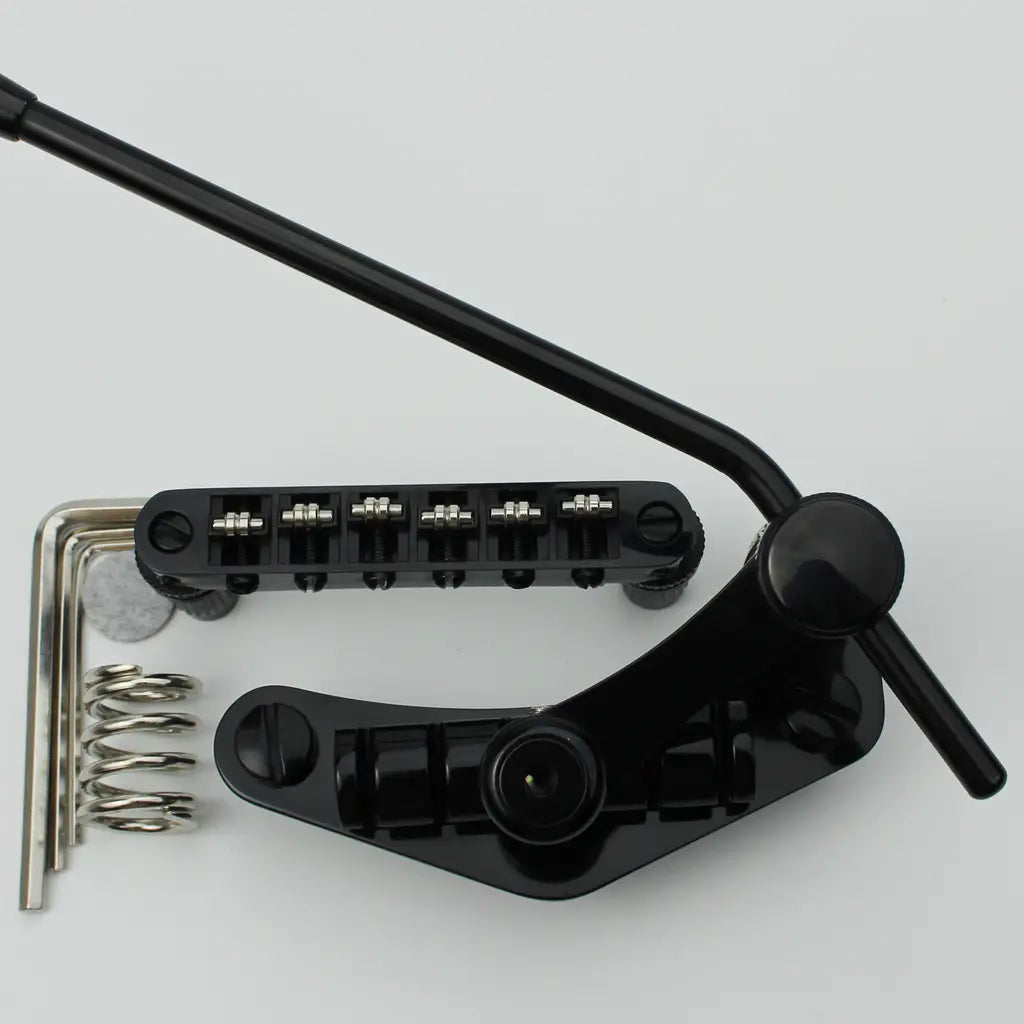 Guyker Tune-O-Matic Roller Saddle Guitar Bridge+ Stop Bar Tailpiece Tremolo for LP SG Guitar