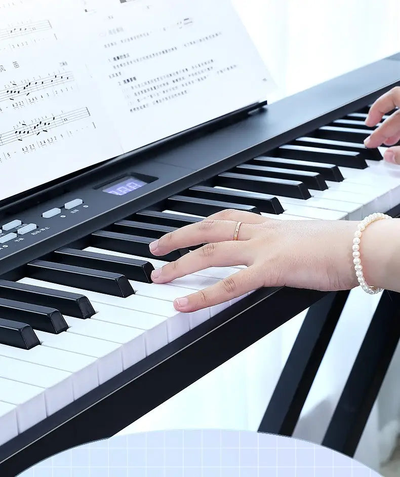 Folding Adult Electronic Piano 88 Keys Professional Midi Bluetooth Controller Keyboard Portable Organ Children’s Musical Piano