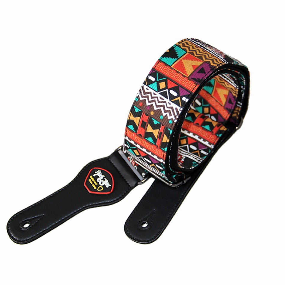 New High Quality Cotton Guitar Strap Acoustic Guitar Strap Electric Bass Guitar Strap Adjustable Length Widen 6.2 Cm