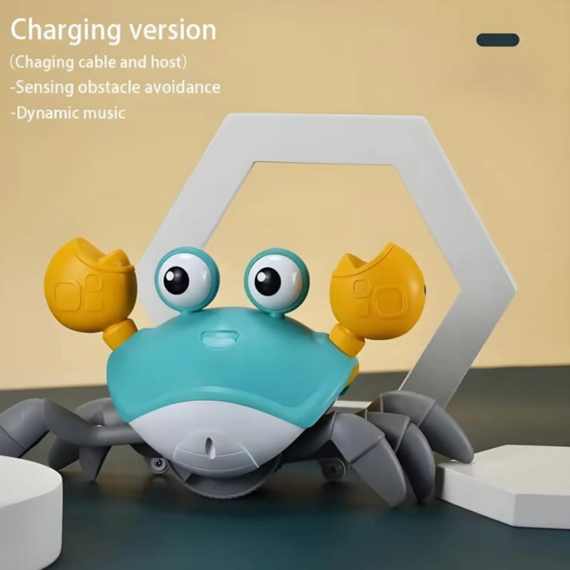 Crawling Crab Toys Light Music Crawling Fun Toys Electric Induction Escape Toy Pets Electronic Interactive Toy for Dogs and Cats